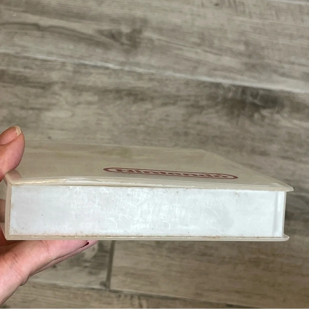Original Official Nintendo NES Plastic‎ Game Case Clear - Not Mint